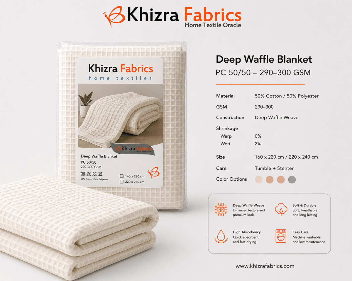 Deep Waffle Blanket